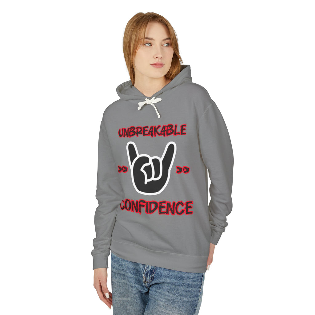 Unbreakable Confidence Hoodie — "Unbreakable Confidence" Graphic Hooded Sweatshirt