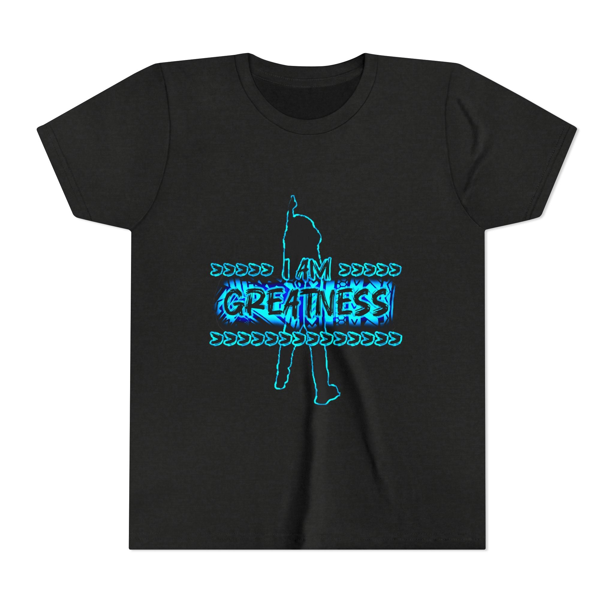 Youth Tee — "I Am Greatness" Motivational Tee - Streetwear - Graphic T-shirt