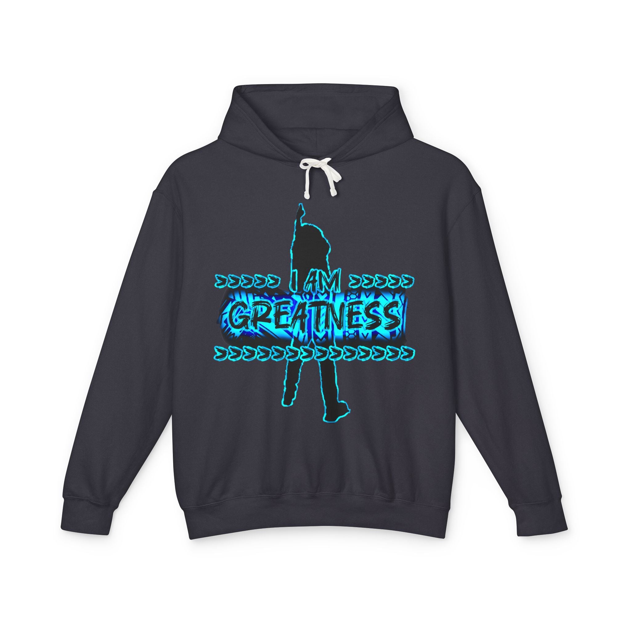 I Am Greatness Hoodie — Inspirational Musician Silhouette Pullover