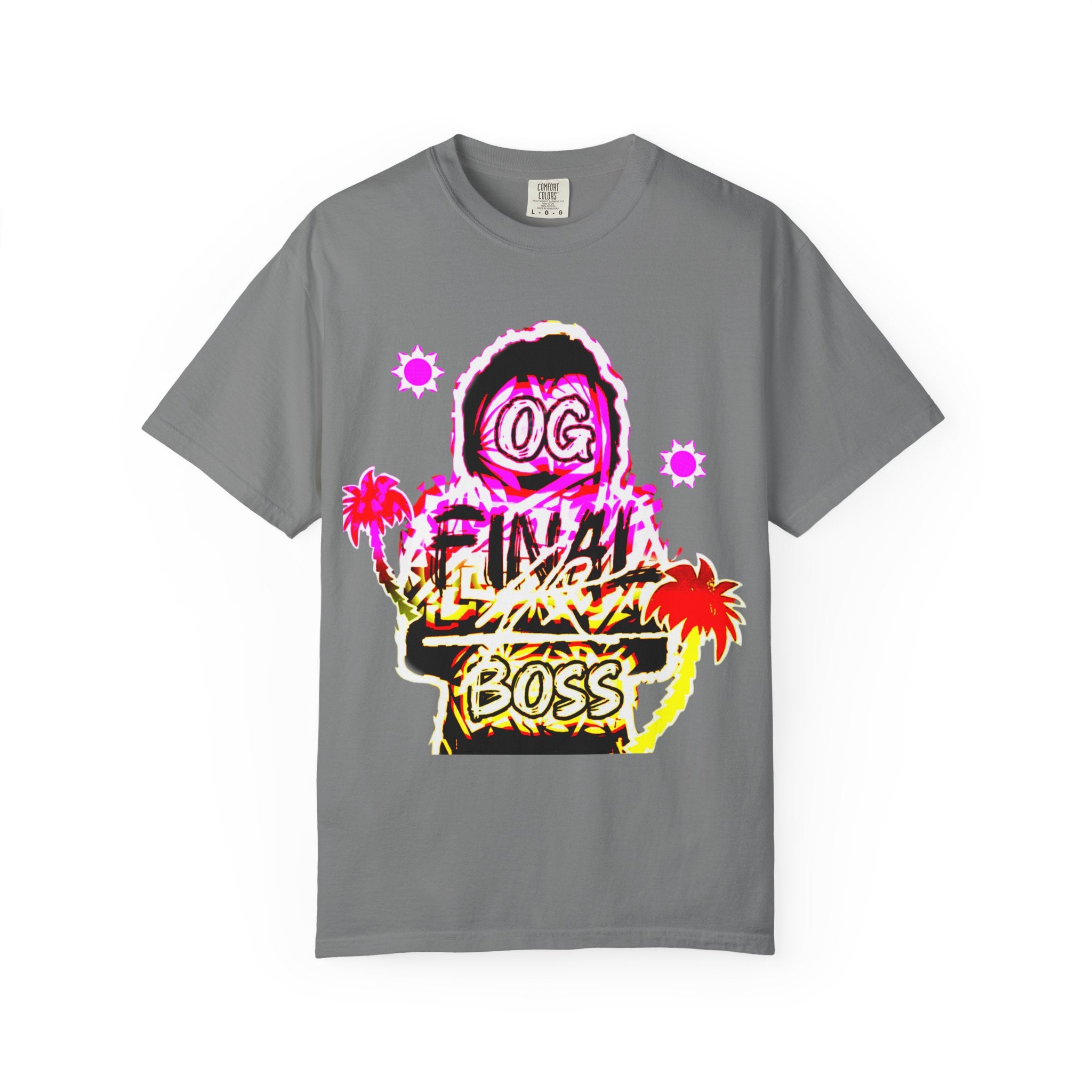 OG Final Boss Graphic T-Shirt —  Beach Palm Tee/Summer Edition T-shirt