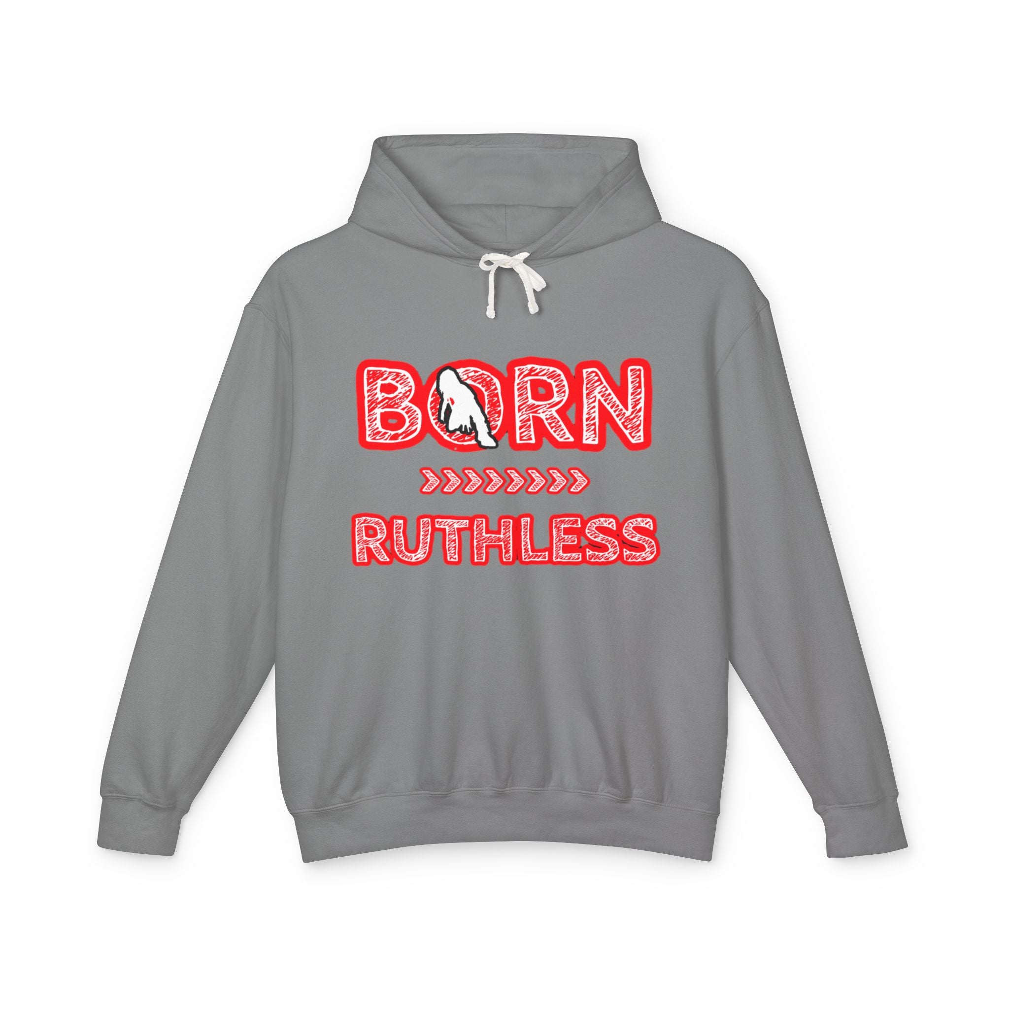 Hoodie — "Born Ruthless" Red Rodeo Graphic Hoodie