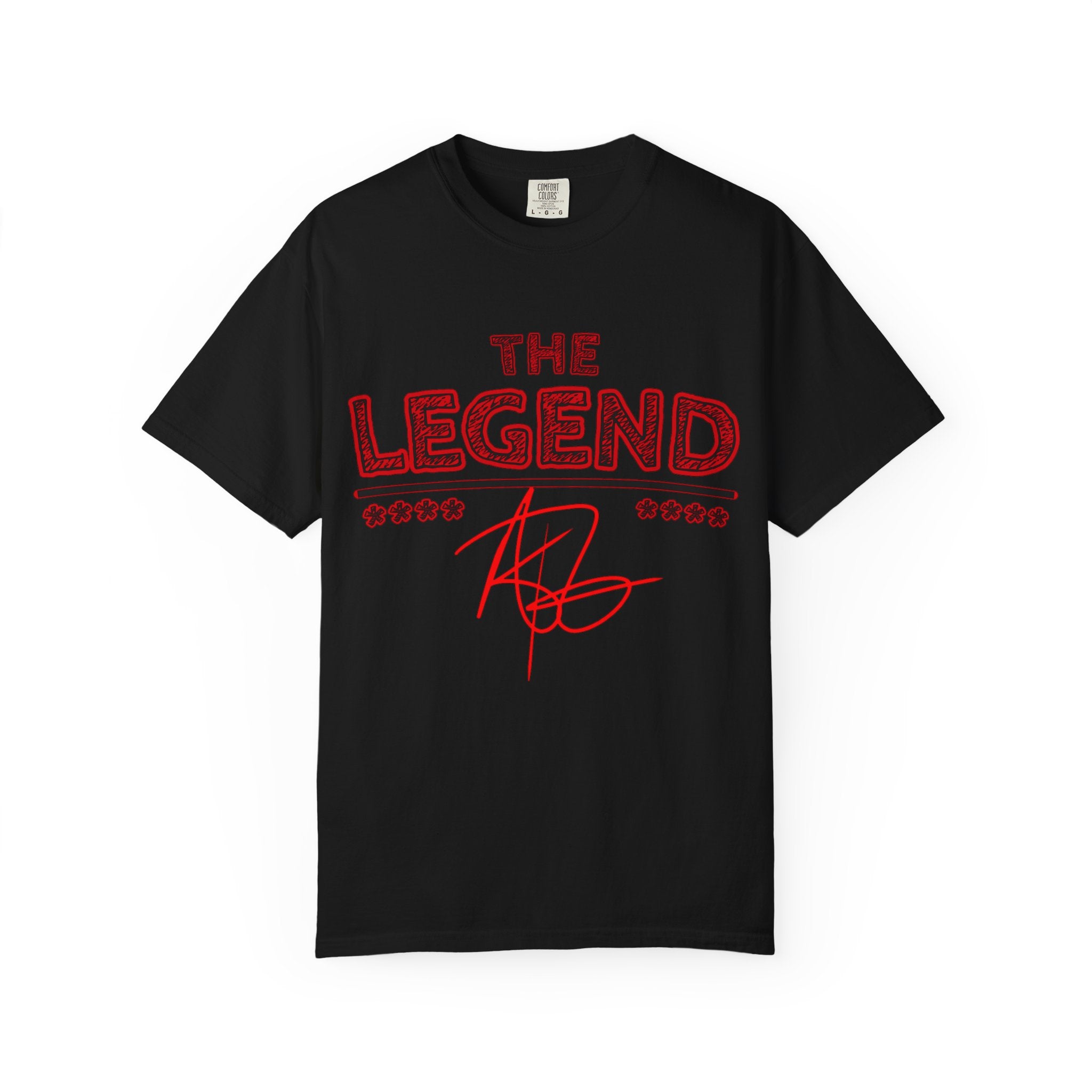 "The Legend" Scriptive T-shirt - Graphic designer Streetwear