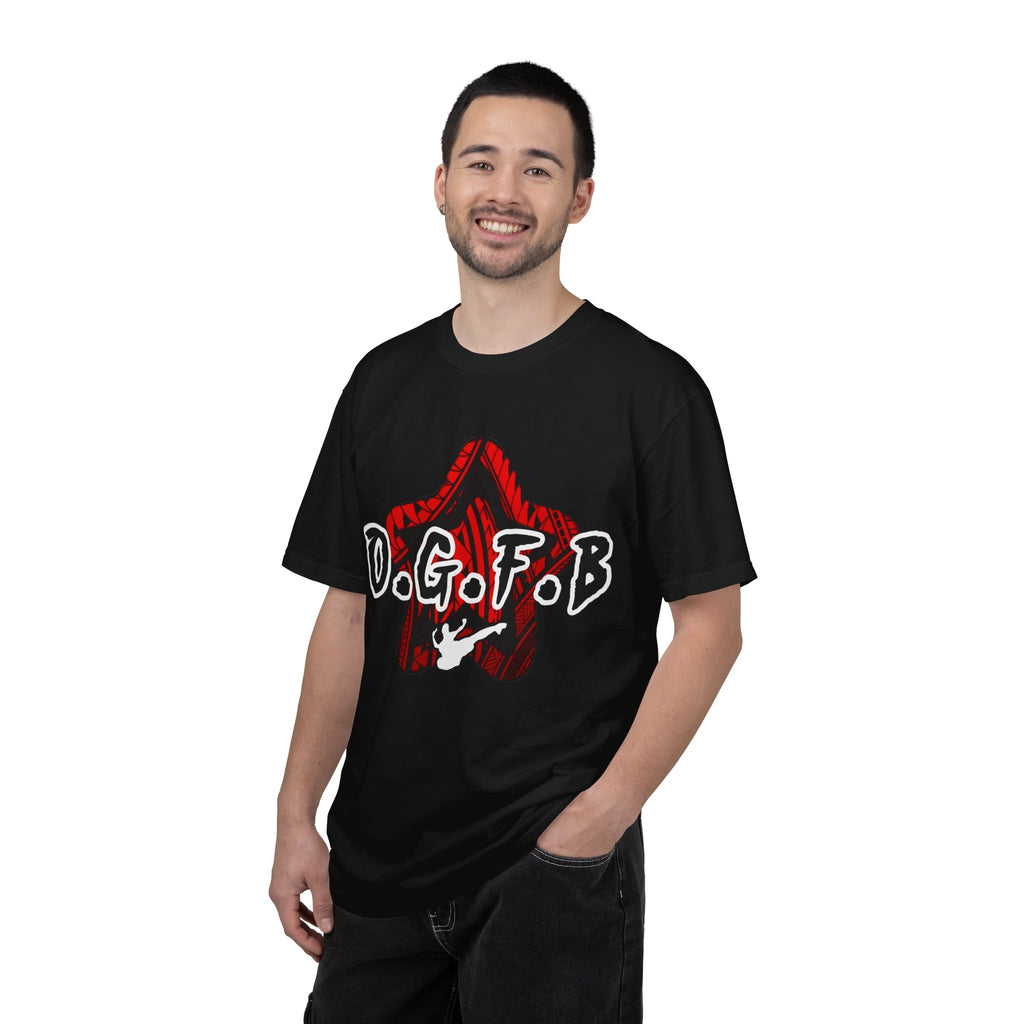 O.G.F.B - Halo Graphic - Red Streetwear Unisex Garment-Dyed T-shirt