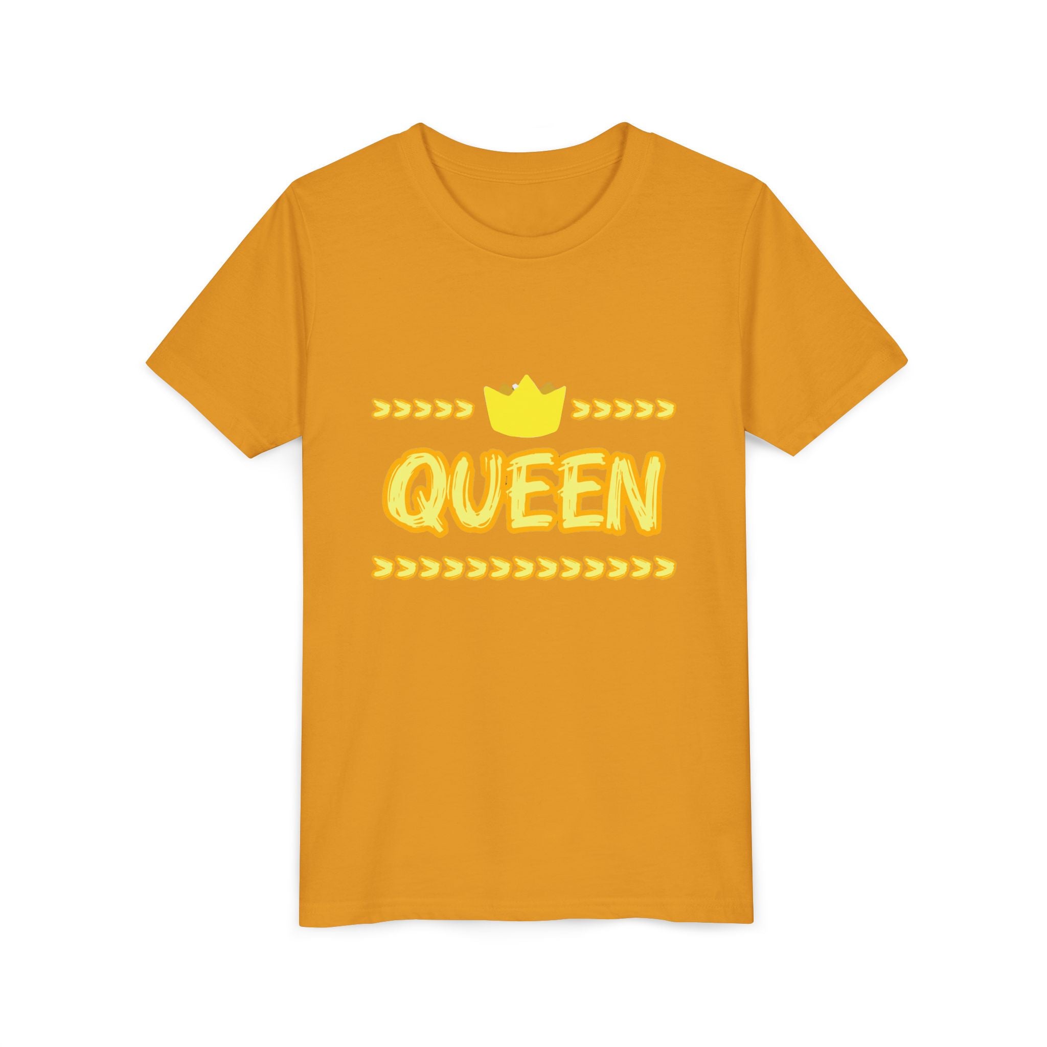Queen yellow graphic youth Short Sleeve Tee