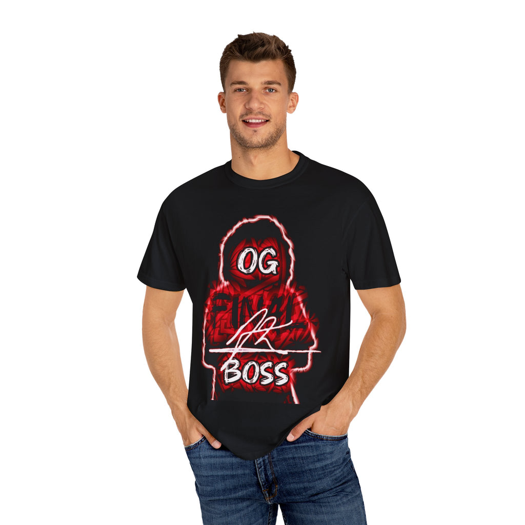OG final Boss Unisex Garment-Dyed T-Shirt