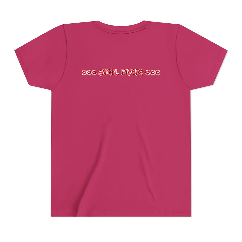 Drama King Youth Tee — Bold Red Graphic Kids T‑Shirt