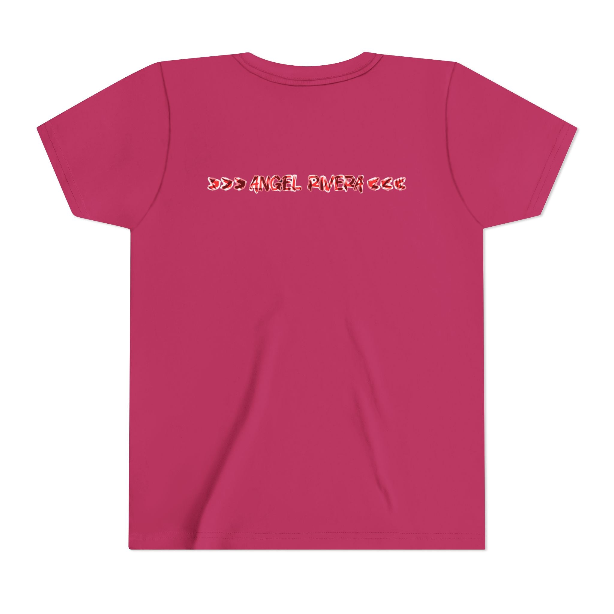 Drama King Youth Tee — Bold Red Graphic Kids T‑Shirt