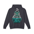 OG Boss Streetwear Hoodie — Teal Graffiti Graphic Pullover