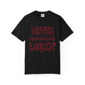 NEVER LACKIN' Graphic Scripture T-shirt/Streetwear
