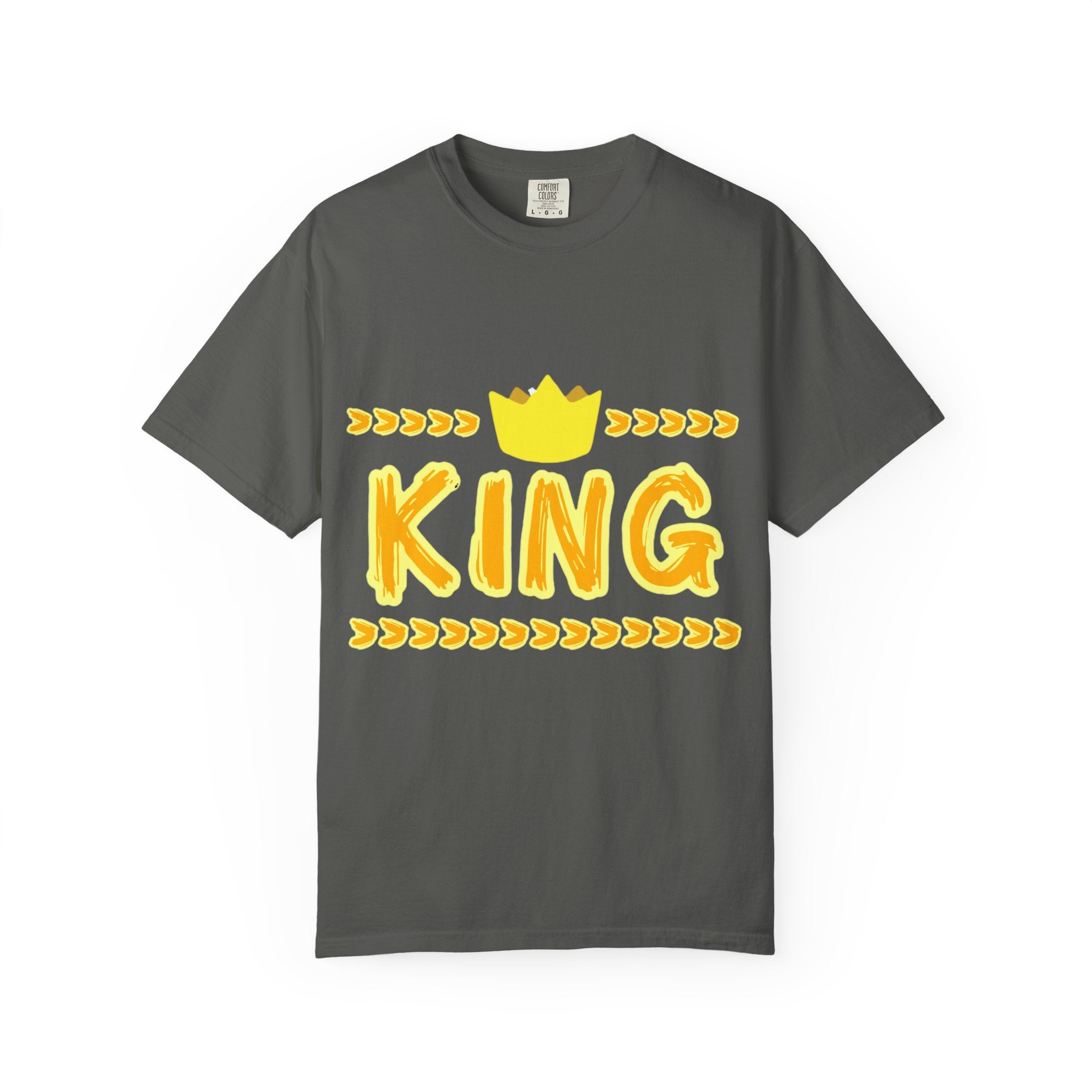 King graphic Yellow - Unisex Garment-Dyed T-shirt