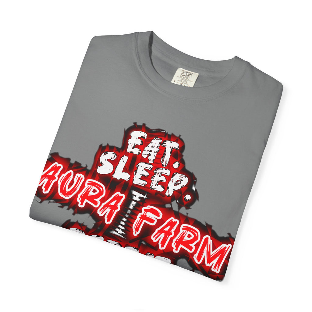 Unisex Farm Life T-shirt - Eat Sleep Aura Farm Repeat, Perfect for Farmers, Casual Wear, Gifts for Nature Lovers, Farm Stay [...]