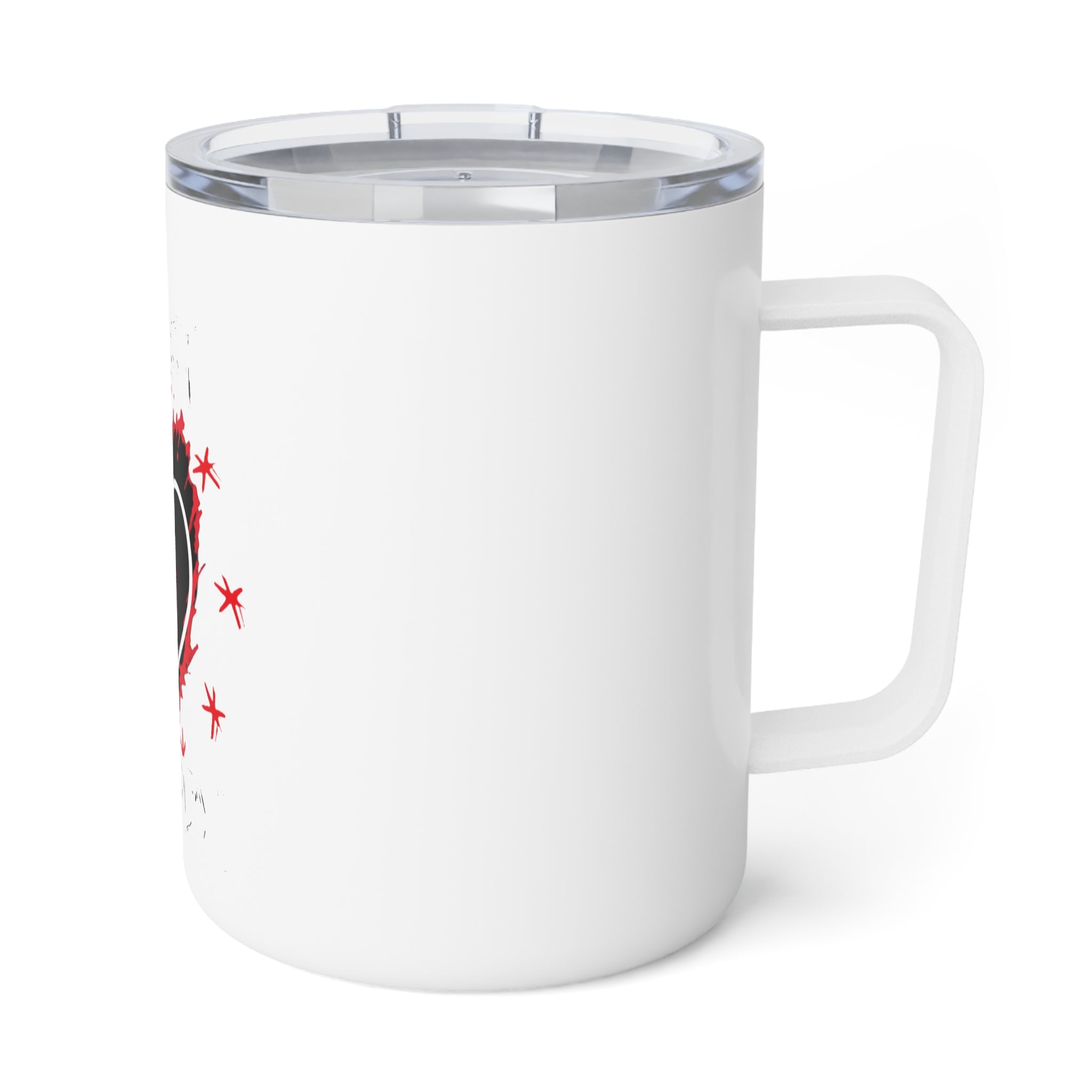 Broken Heart Graphic Insulated Coffee Mug, 10oz