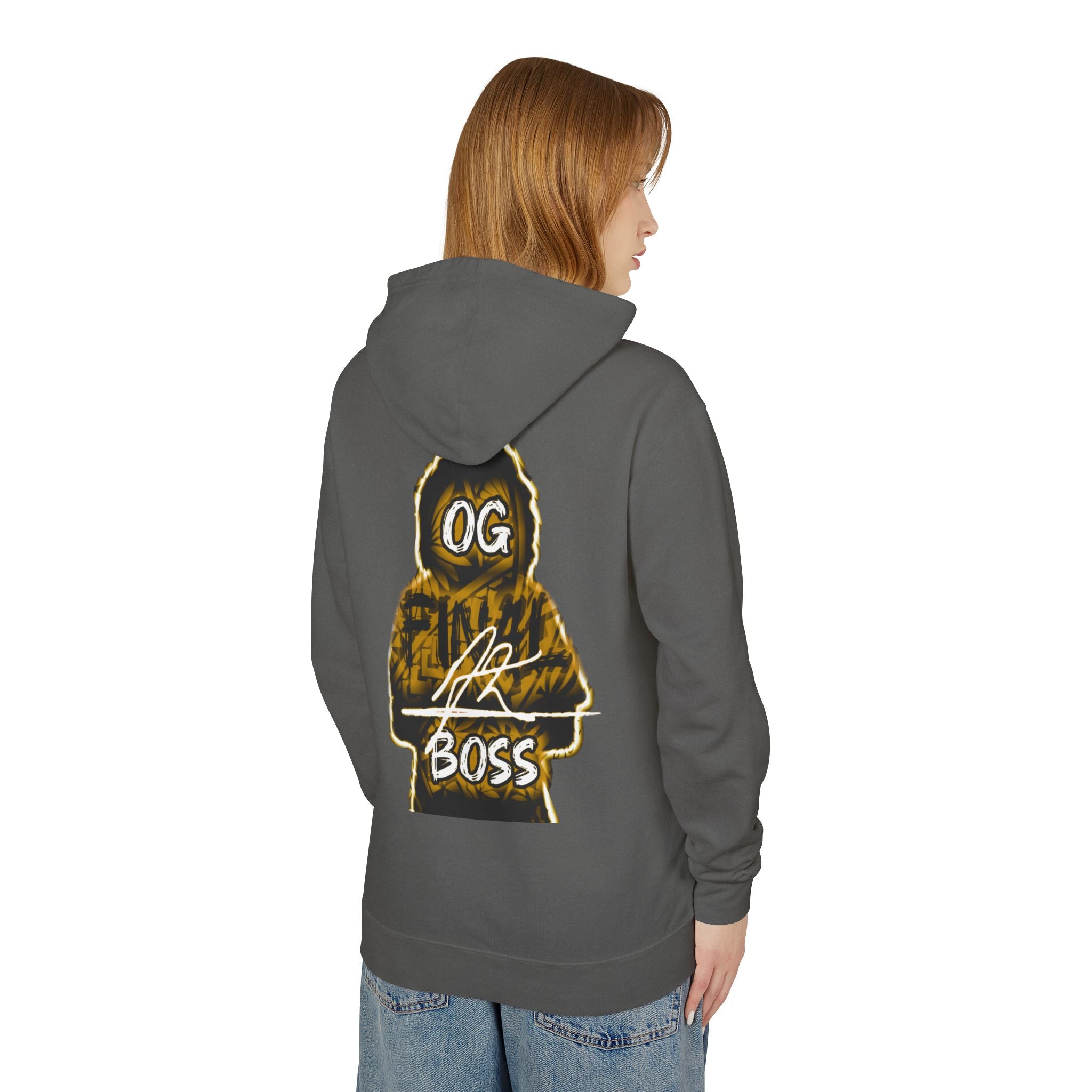 OG final Boss Hoodie — Vintage yellow Streetwear Graphic Hoodie