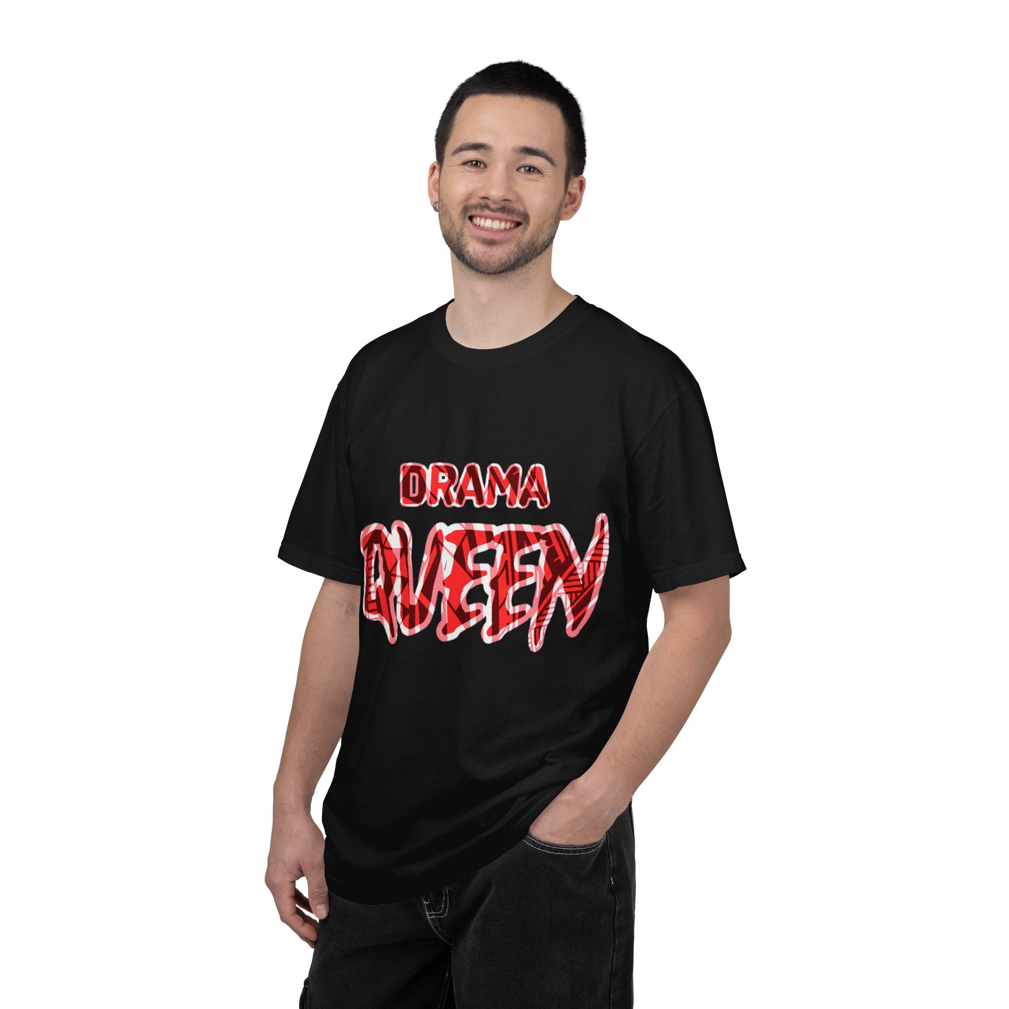 Drama Queen T-Shirt — Bold Red Graphic Tee