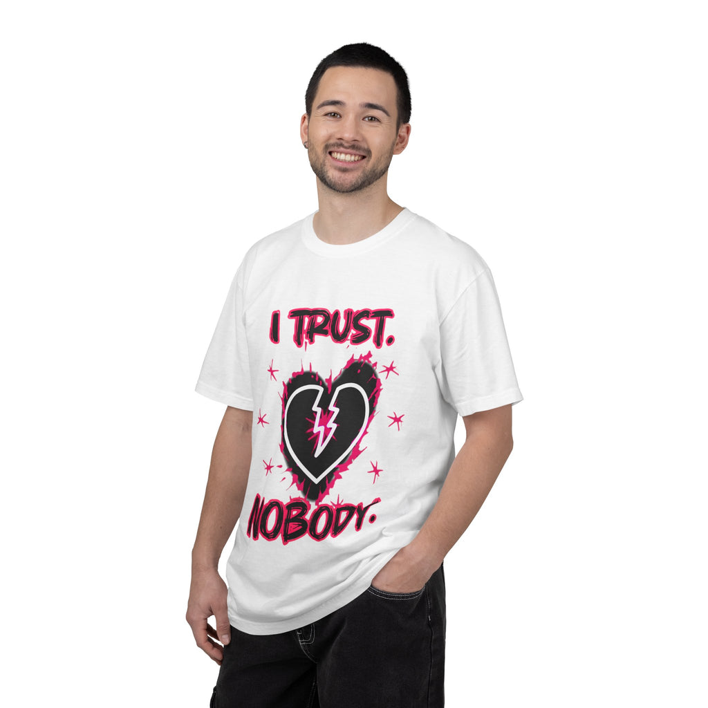 I Trust Nobody T-Shirt — Broken Heart Graphic Tee