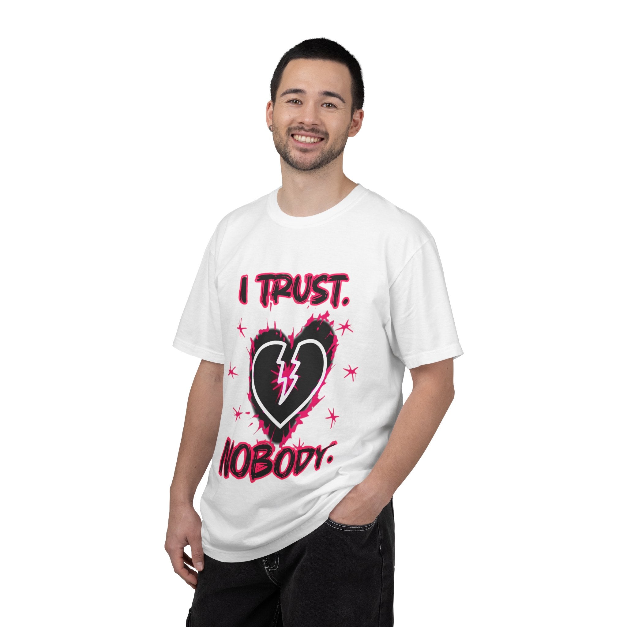 I Trust Nobody T-Shirt — Broken Heart Graphic Tee