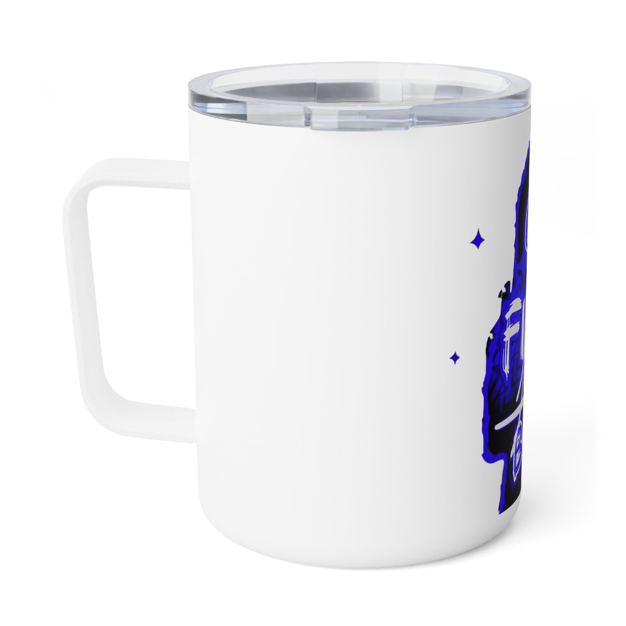 OG Final Boss Coffee Mug – 10oz - Sapphire - Insulated Travel Tumbler