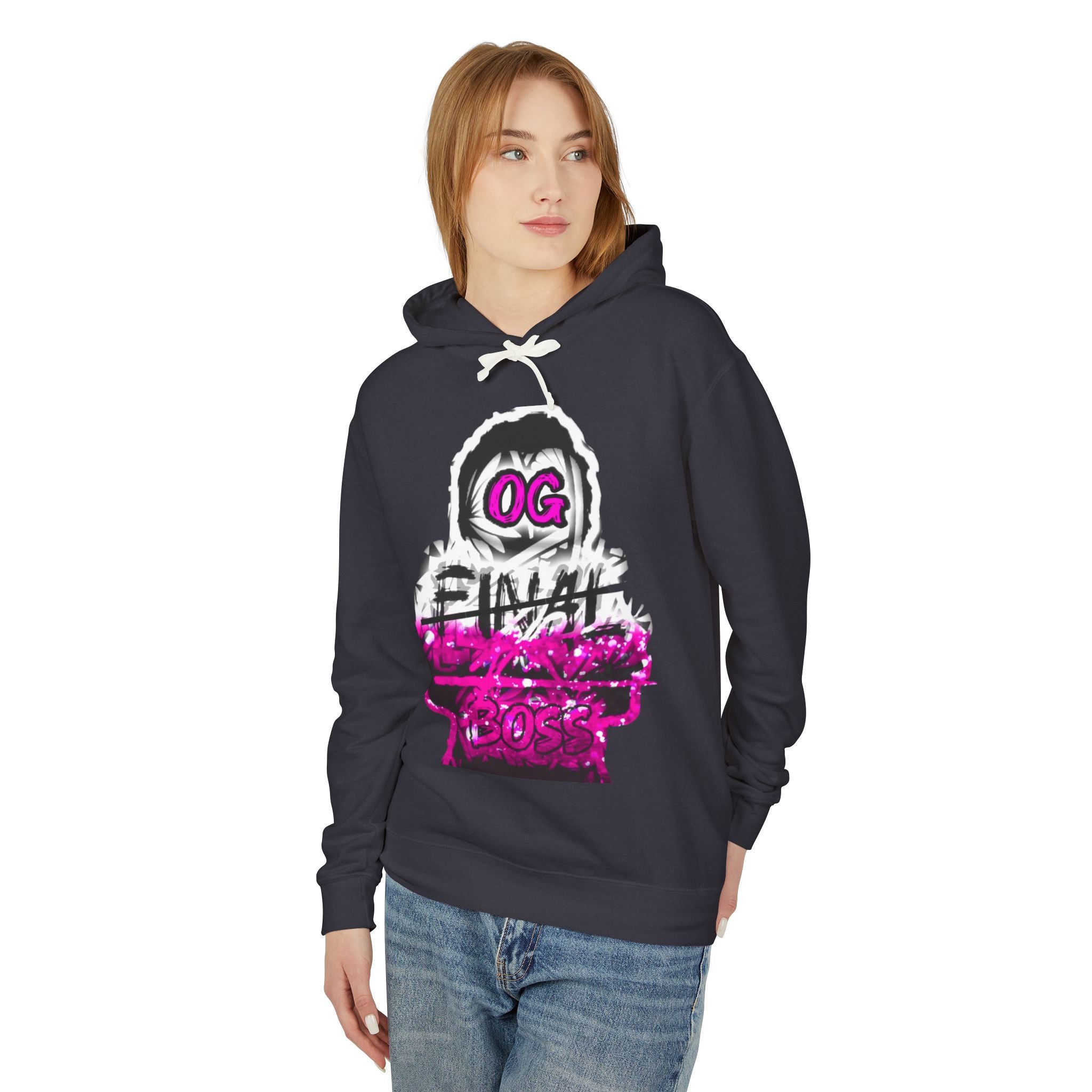 OG Final Boss Graphic Hoodie — Retro Neon Gamer Streetwear