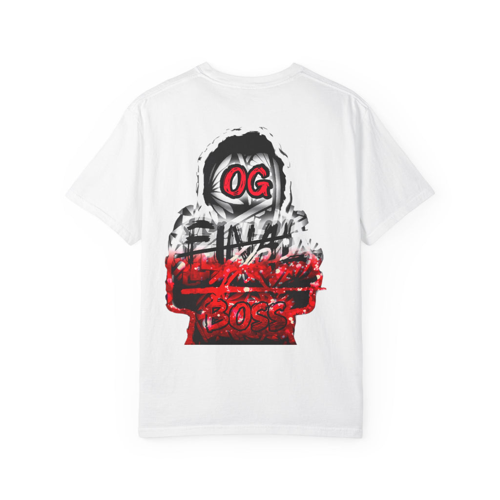 OG F Boss Unisex Garment-Dyed T-shirt