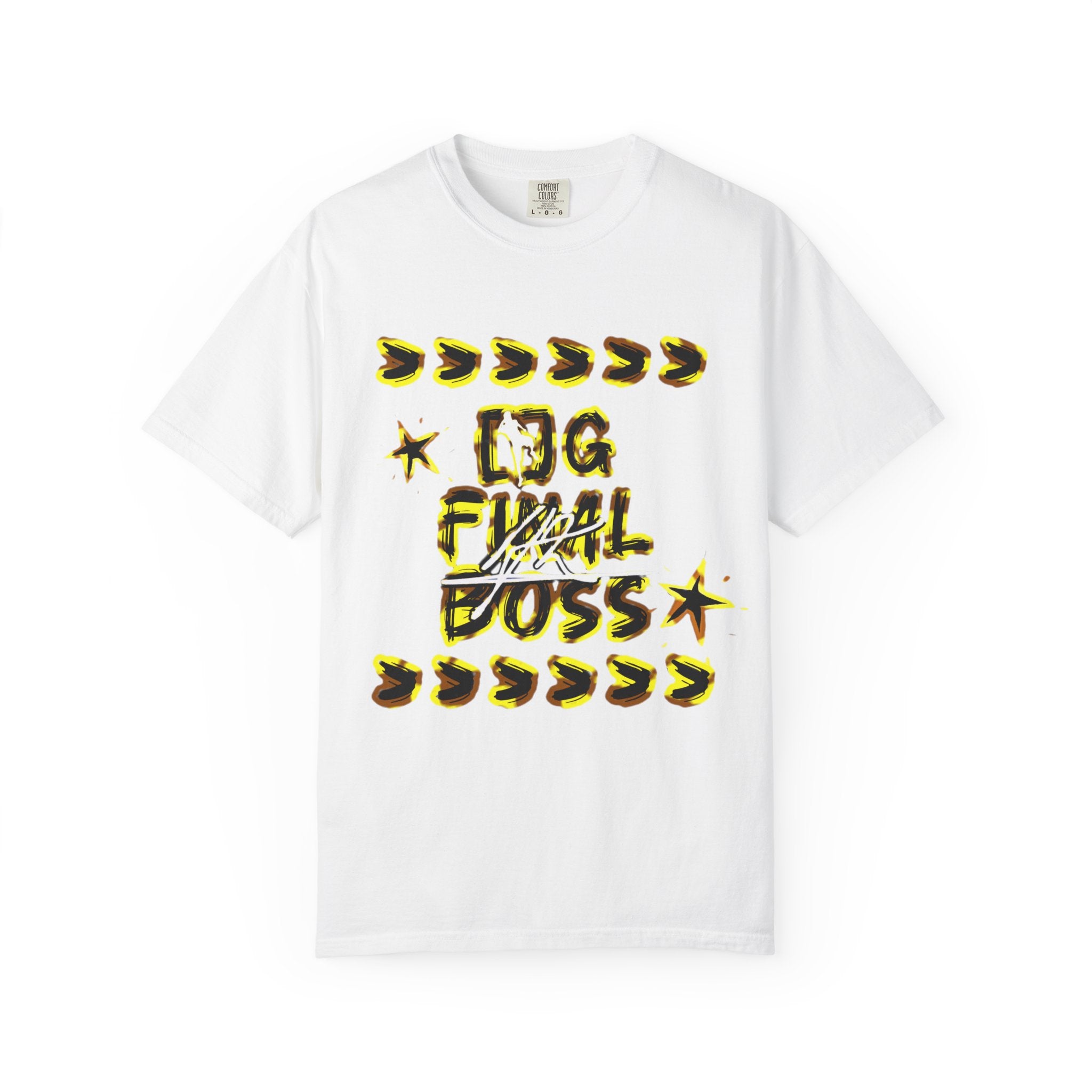 OG Final Boss Graphic star designed T-shirt - Streetwear
