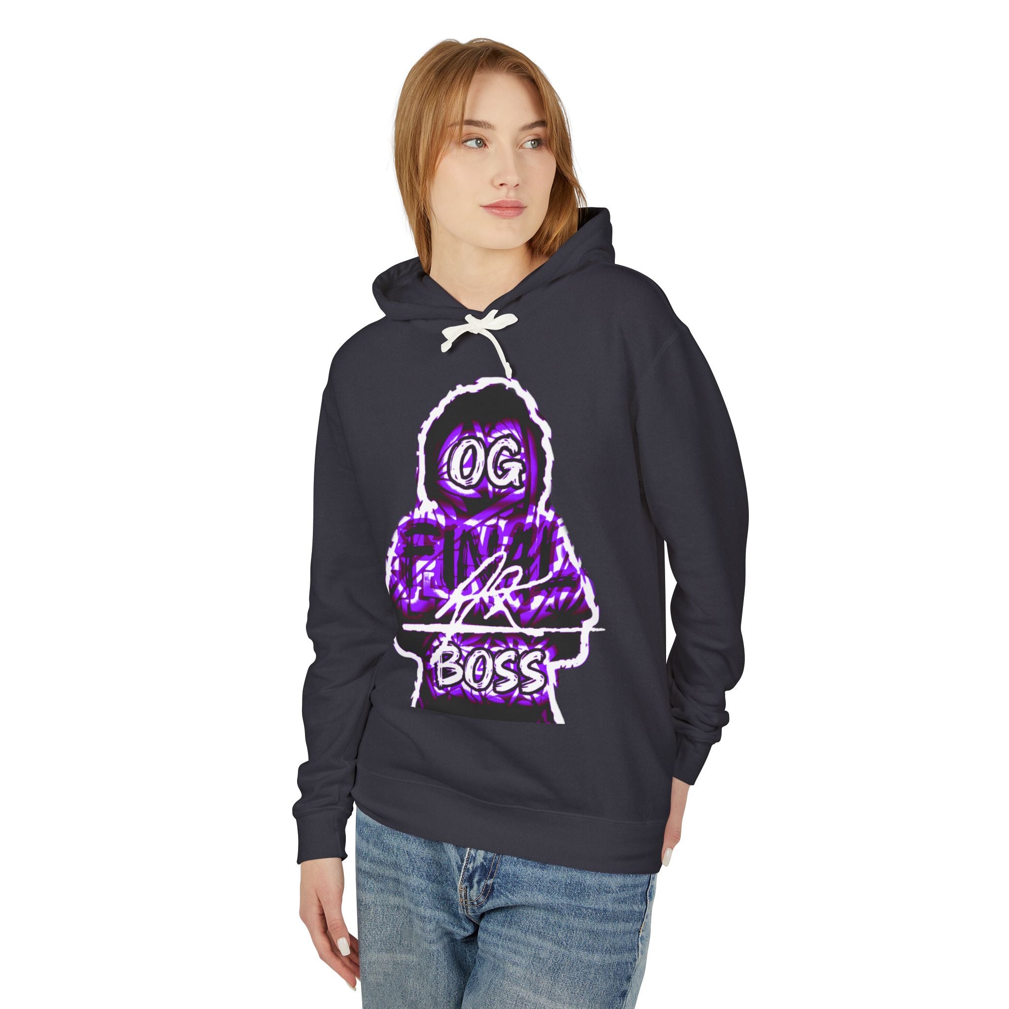 OG Final Boss Hoodie — Neon Purple Streetwear Pullover