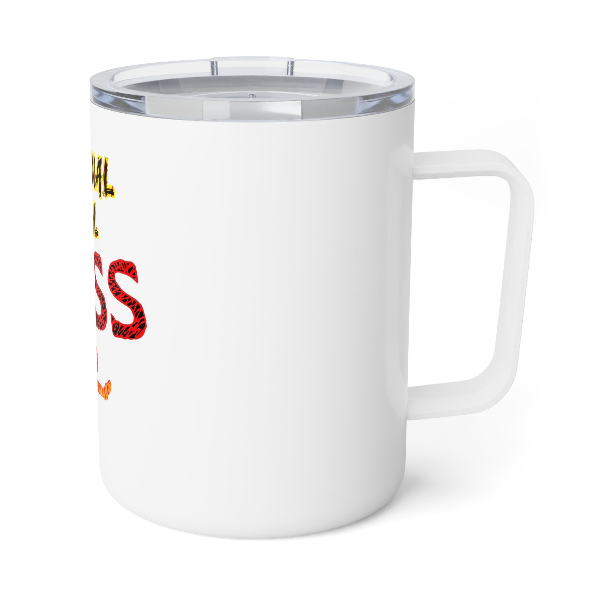 Original Final Boss 10oz Insulated Coffee Mug — Gamer Retro Graphic Travel Tumbler