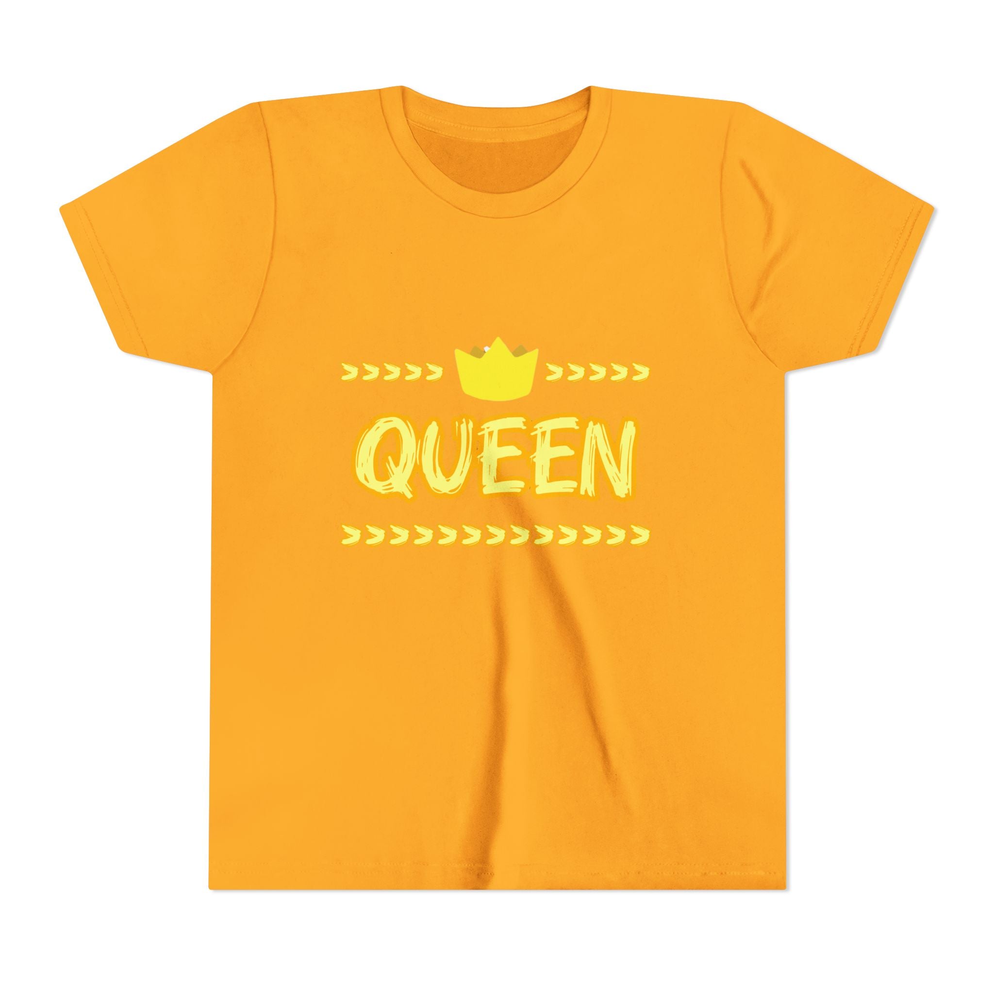 Queen yellow graphic youth Short Sleeve Tee