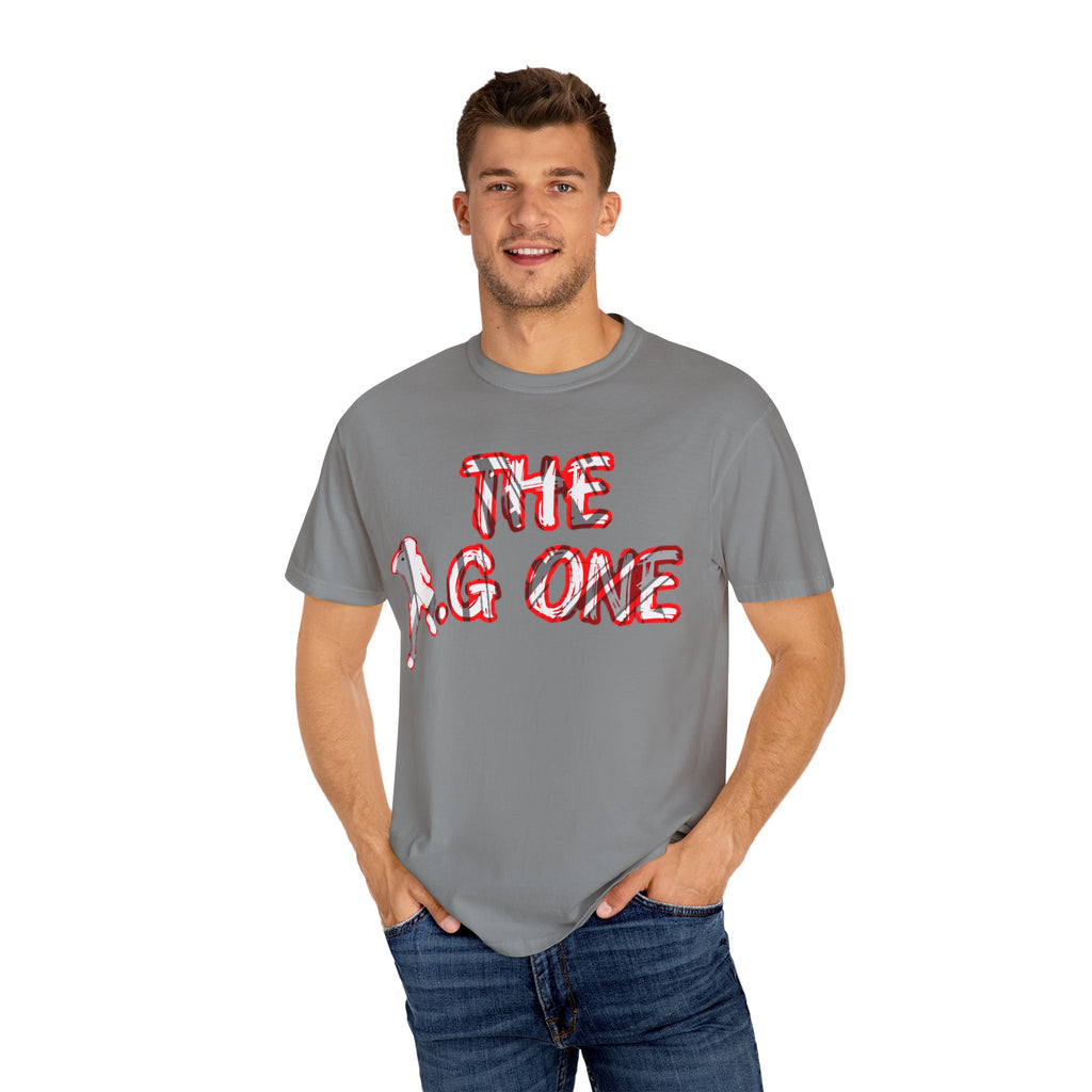 Garment-Dyed Unisex T-Shirt - 'THE O.G ONE' Graphic Tee
