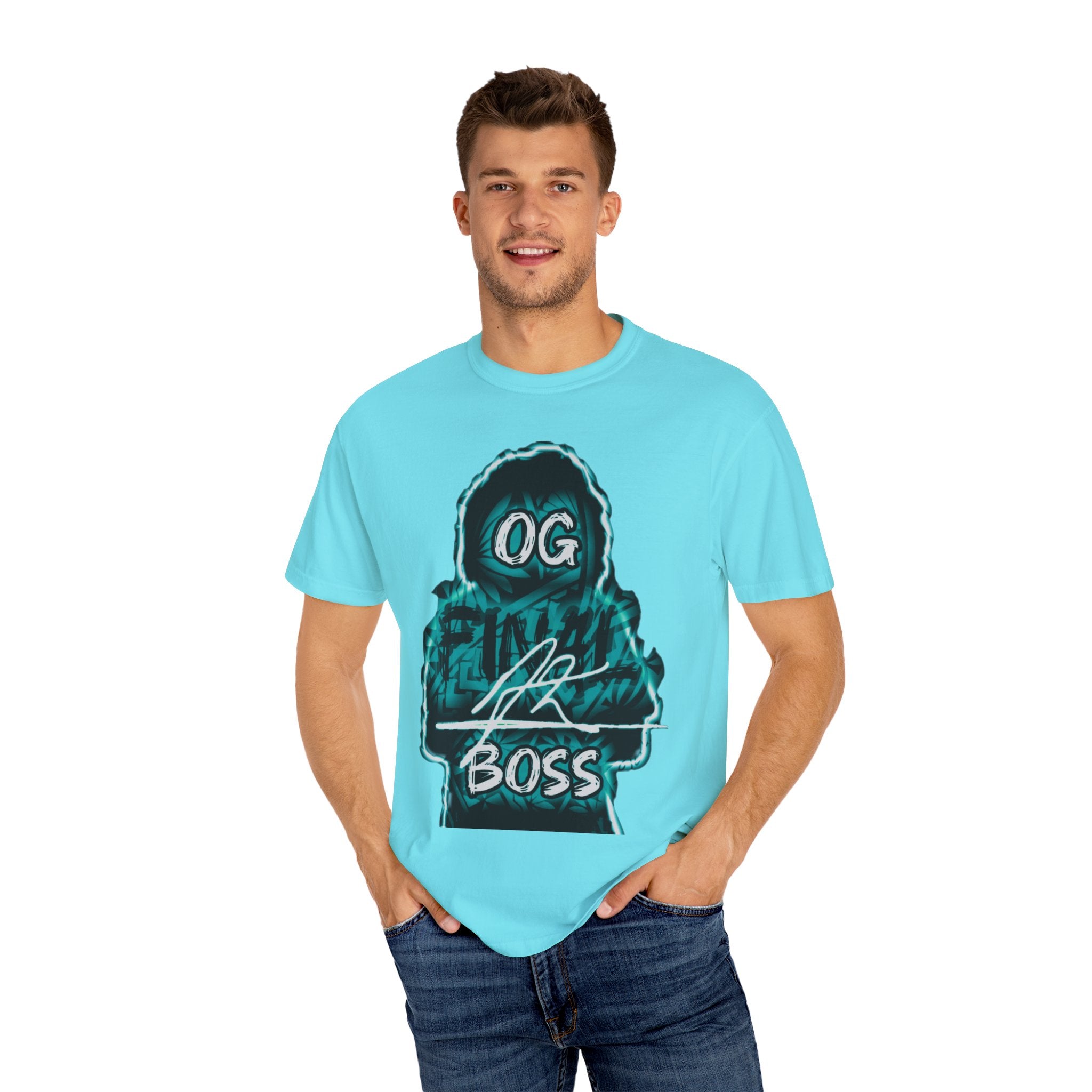 OG Boss Unisex Garment-Dyed T-Shirt - Street Style Graphic Tee for Trendsetters