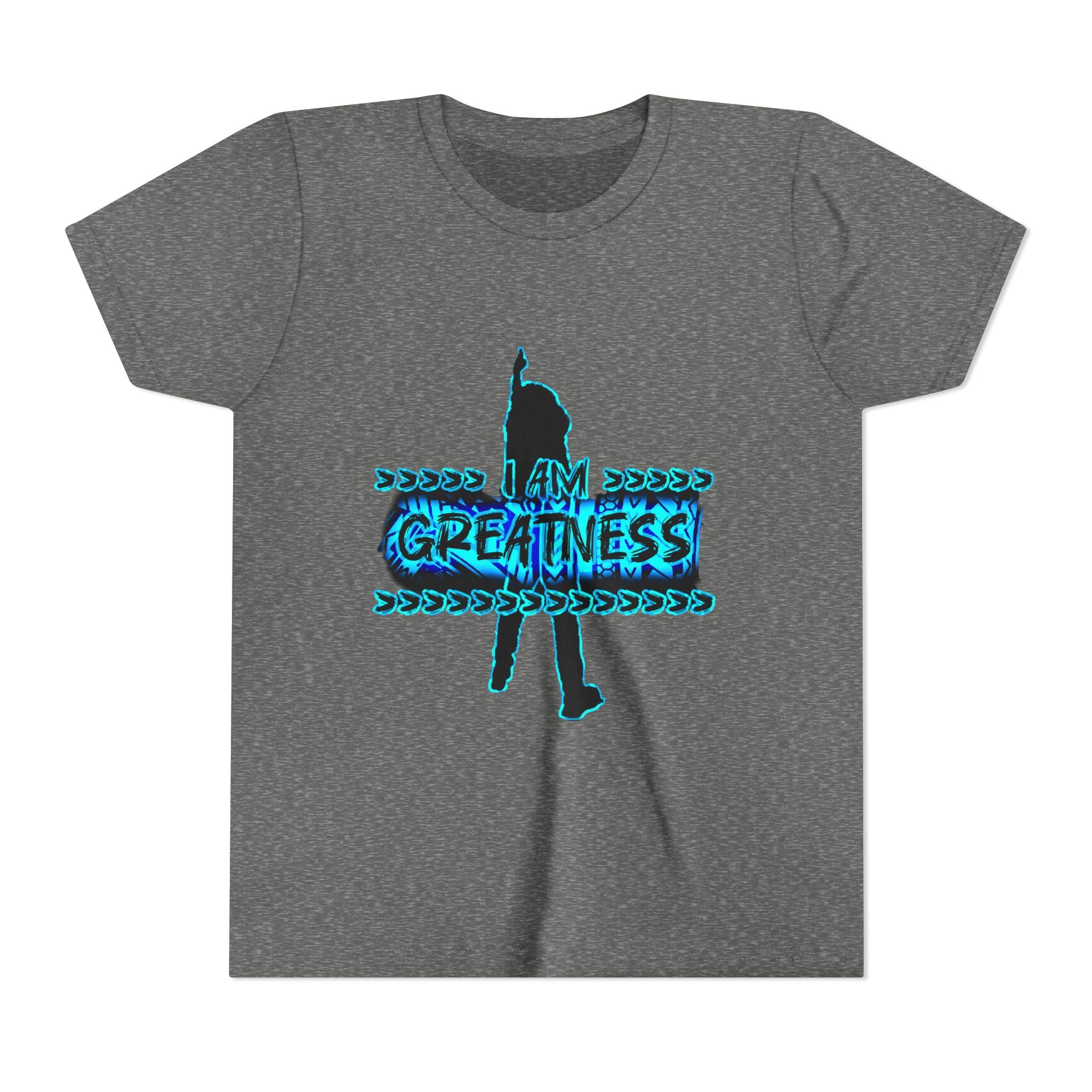 Youth Tee — "I Am Greatness" Motivational Tee - Streetwear - Graphic T-shirt