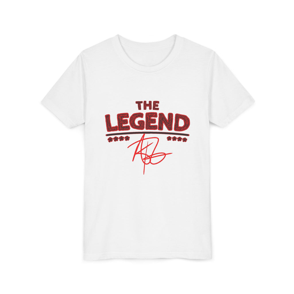 Youth Tee “The Legend” Graphic Shirt with Signature & Star Back Print