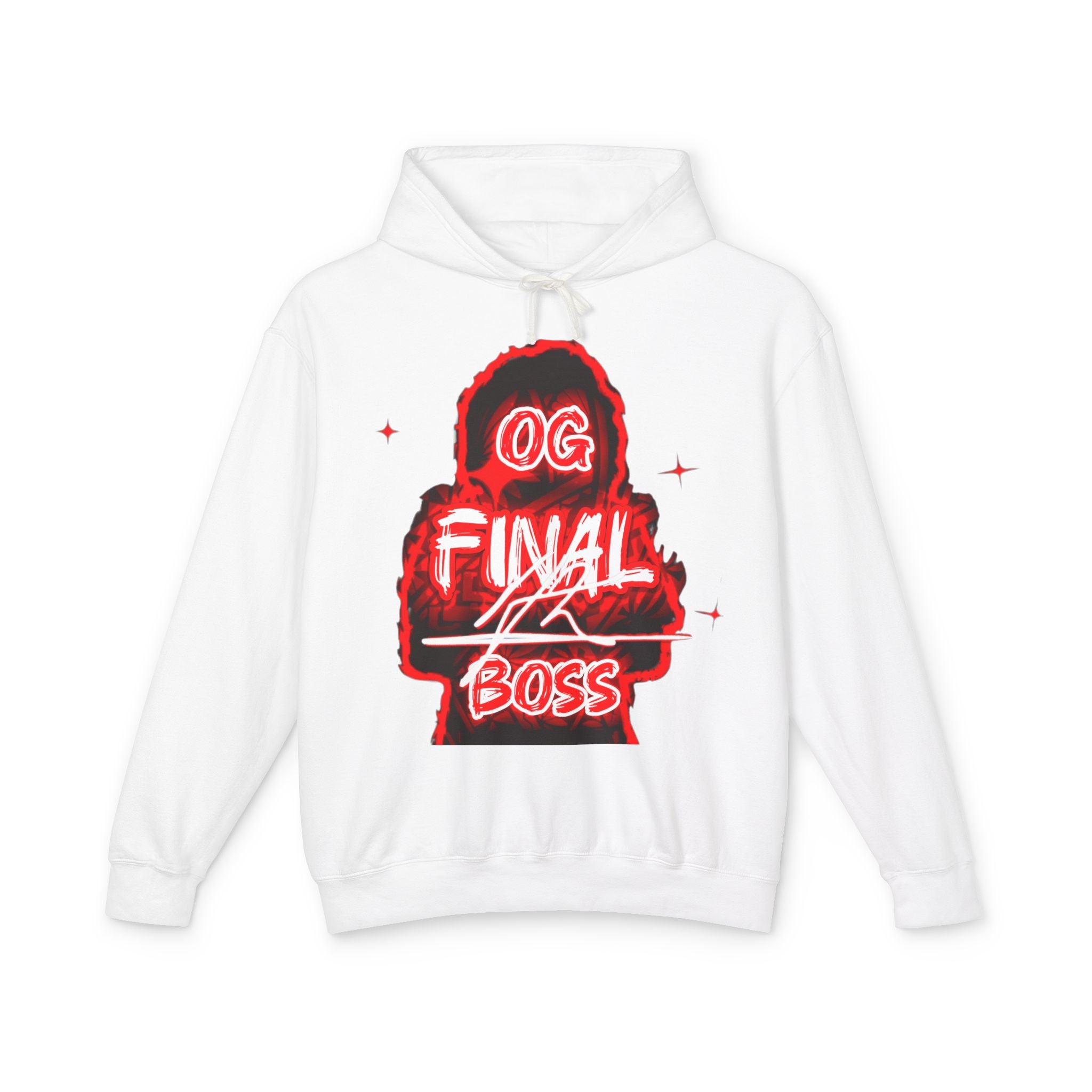 OG Final Boss Hoodie — Ruby graphic Pullover