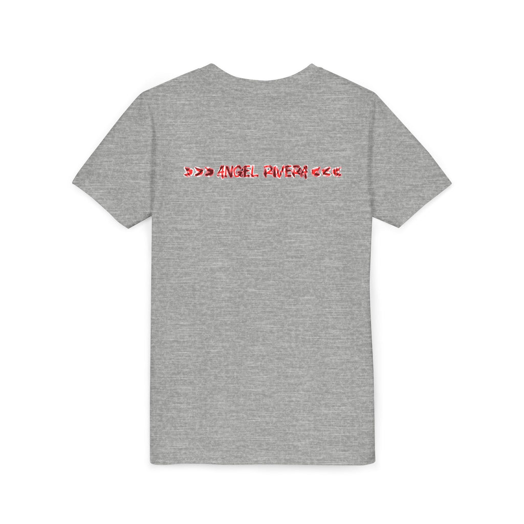 Drama King Youth Tee — Bold Red Graphic Kids T‑Shirt
