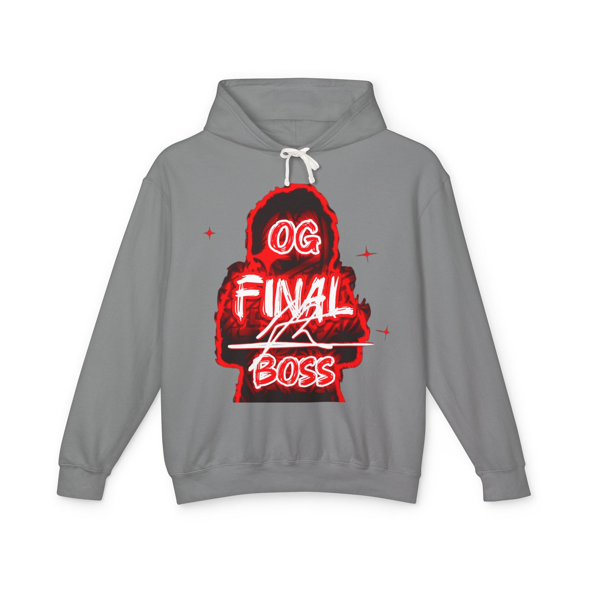 OG Final Boss Hoodie — Ruby graphic Pullover