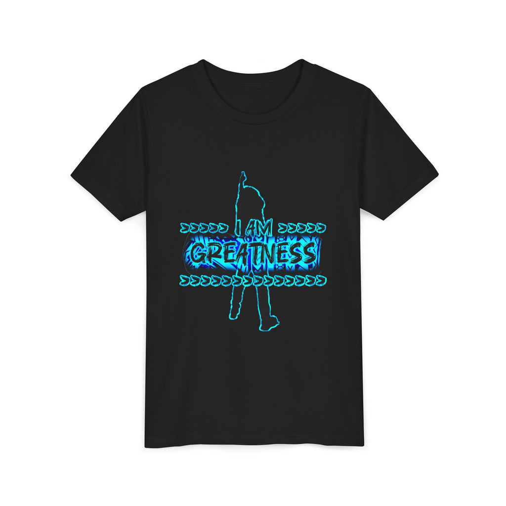 Youth Tee — "I Am Greatness" Motivational Tee - Streetwear - Graphic T-shirt