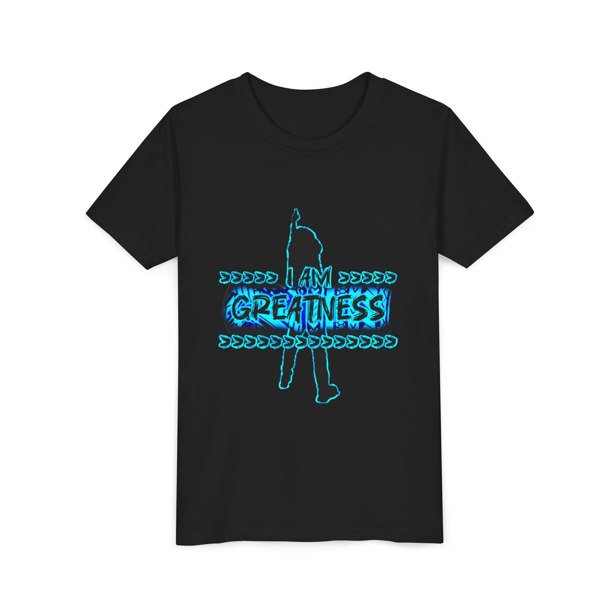Youth Tee — "I Am Greatness" Motivational Tee - Streetwear - Graphic T-shirt