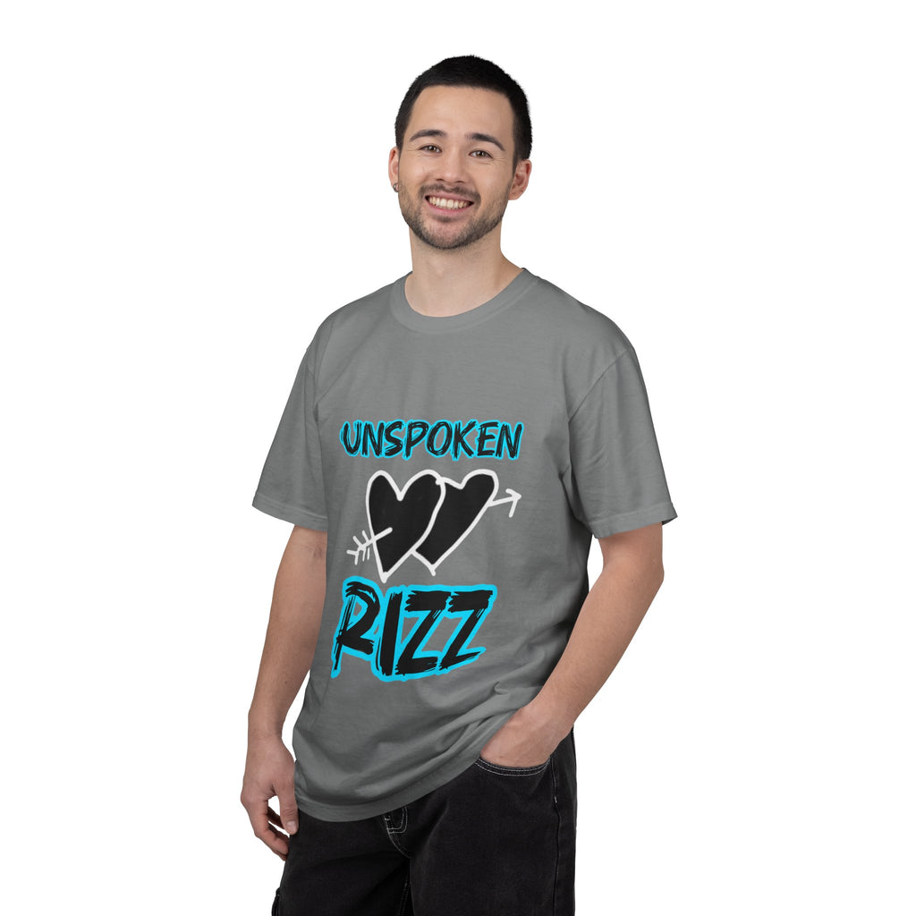 Unspoken Rizz Graphic T‑Shirt — 'Unspoken' Heart Front & 'Angel Rivera' Back
