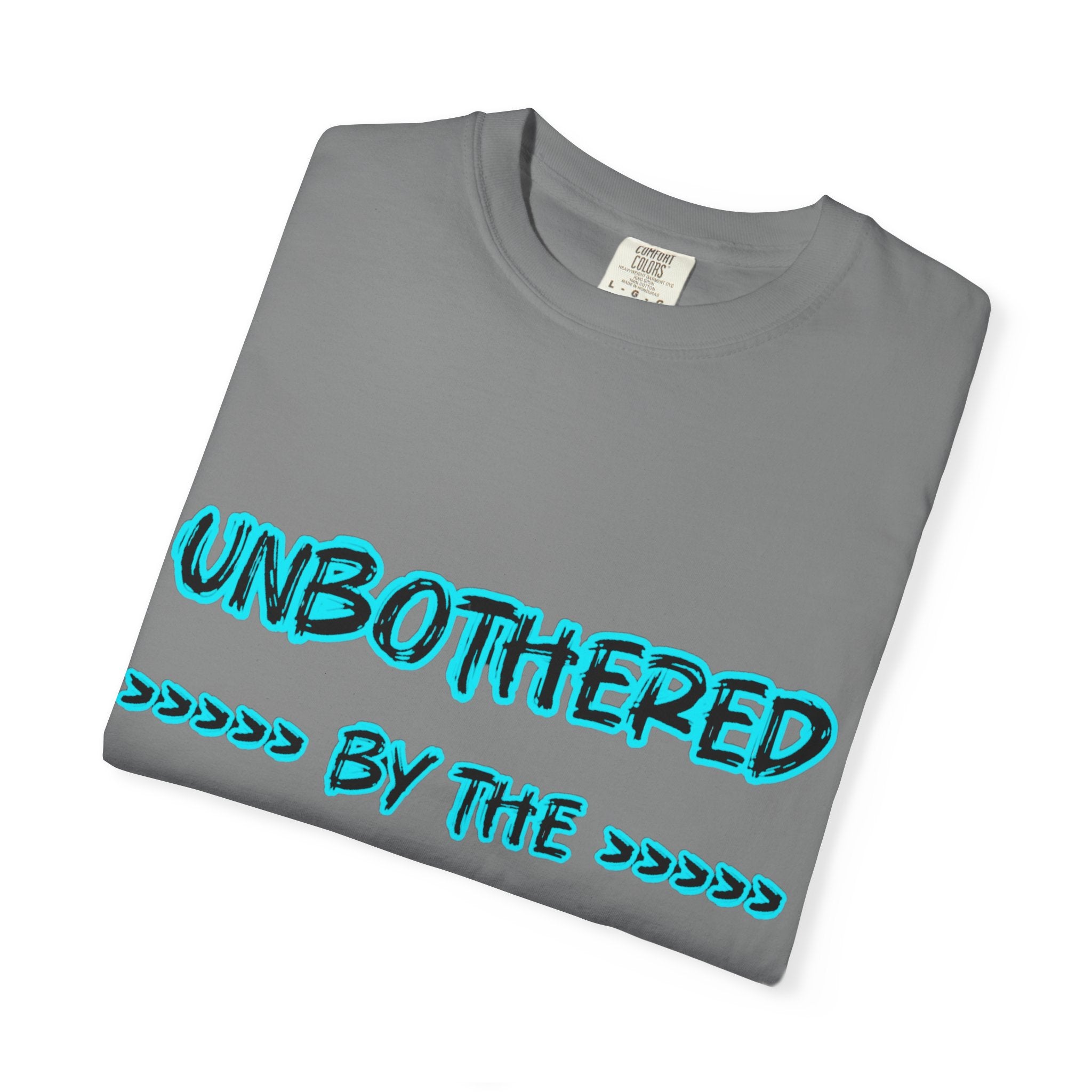 T-Shirt — "Unbothered by the Stupidity" Graphic Tee