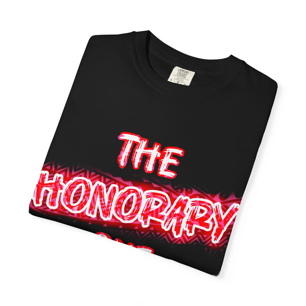 The Honorary One T-Shirt — Neon Red Graphic Tee