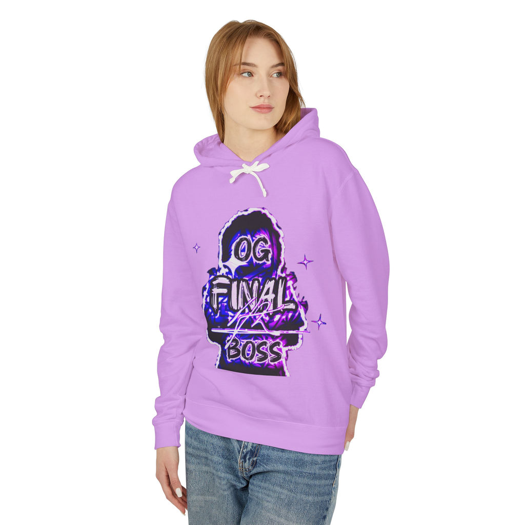 OG Final Boss Hoodie — Amethyst graphic Pullover