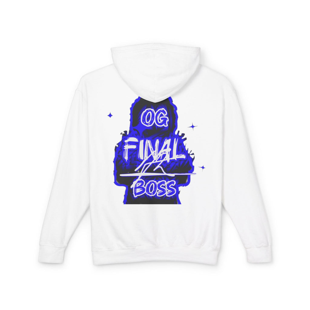 OG Final Boss Hoodie — Sapphire graphic Pullover