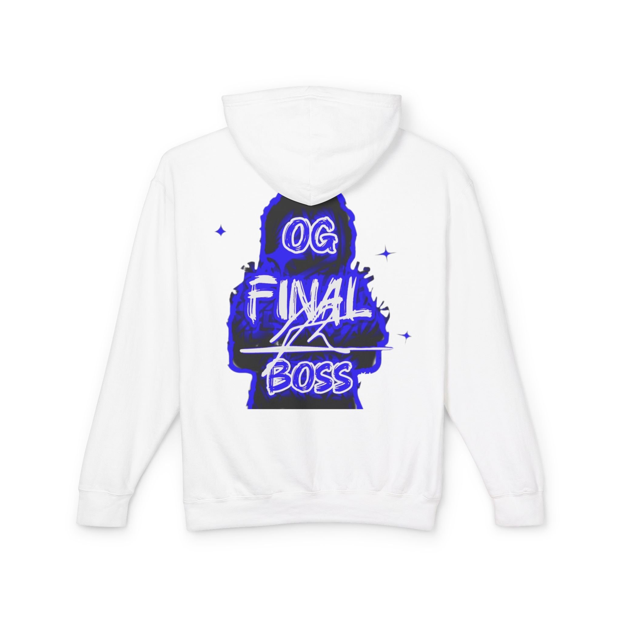 OG Final Boss Hoodie — Sapphire graphic Pullover