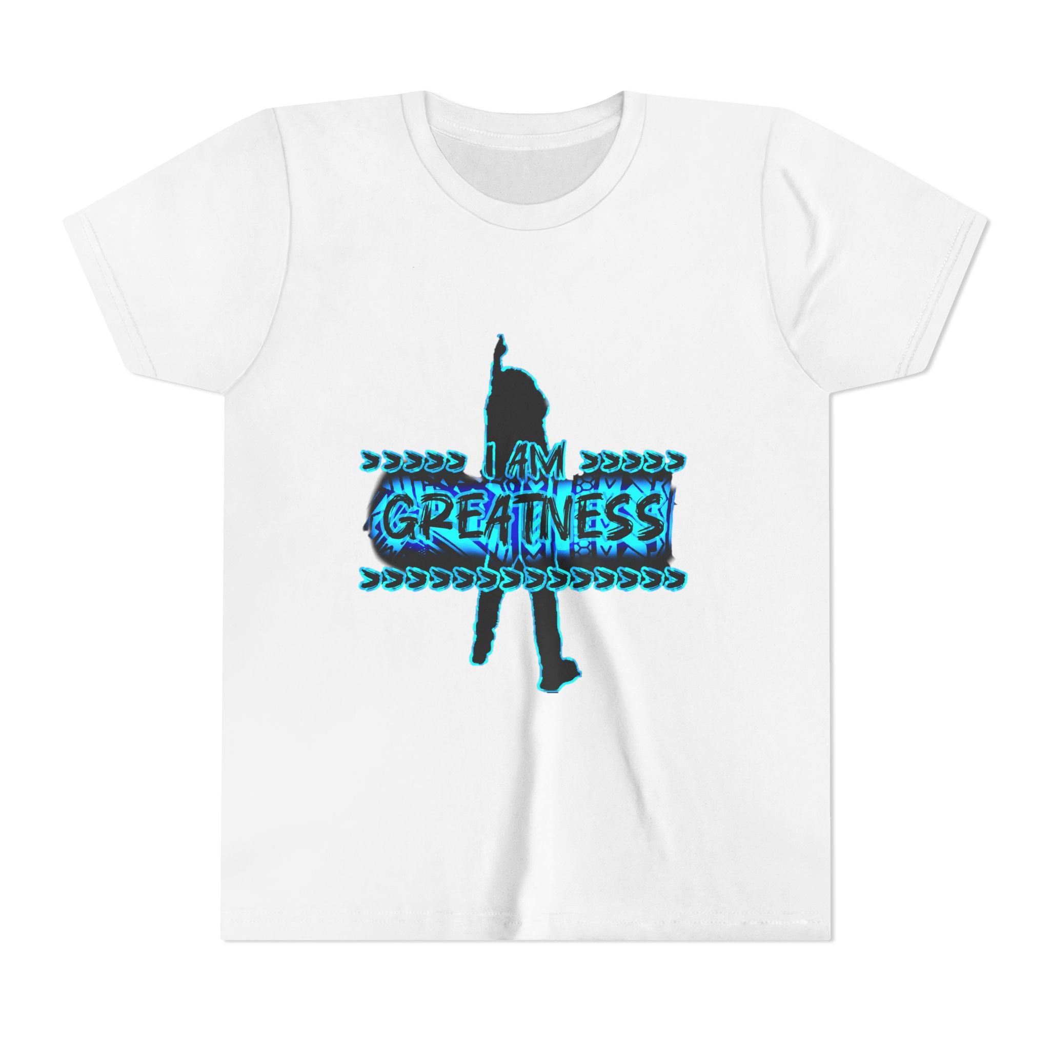 Youth Tee — "I Am Greatness" Motivational Tee - Streetwear - Graphic T-shirt
