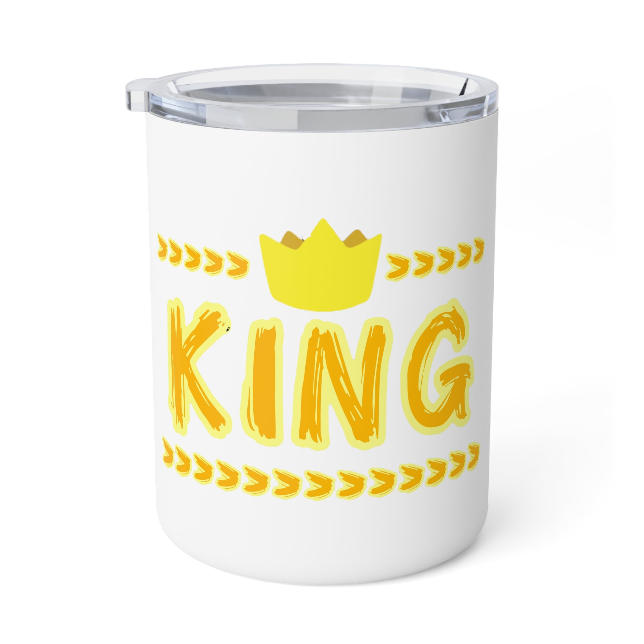 "King" insulated - yellow graphic - Coffee Mug, 10oz