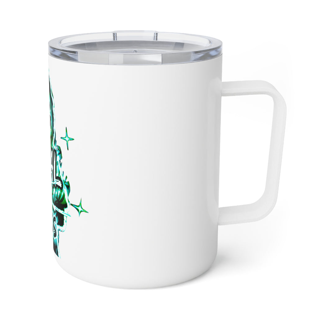 OG Final Boss Coffee Mug – 10oz - Emerald - Insulated Travel Tumbler