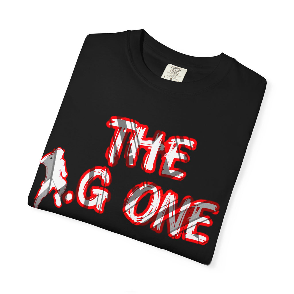 Garment-Dyed Unisex T-Shirt - 'THE O.G ONE' Graphic Tee