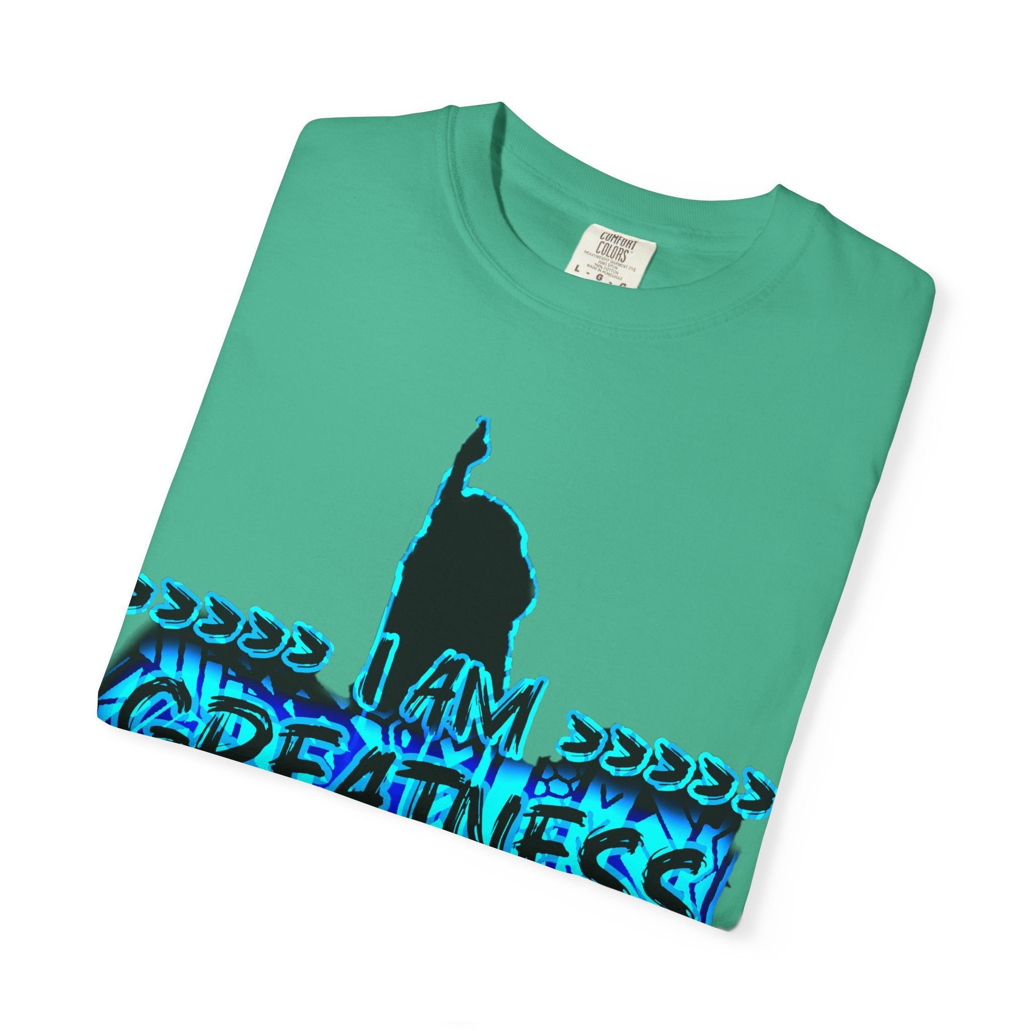 "I am Greatness" Graphic streetwear - Unisex Garment-Dyed T-shirt