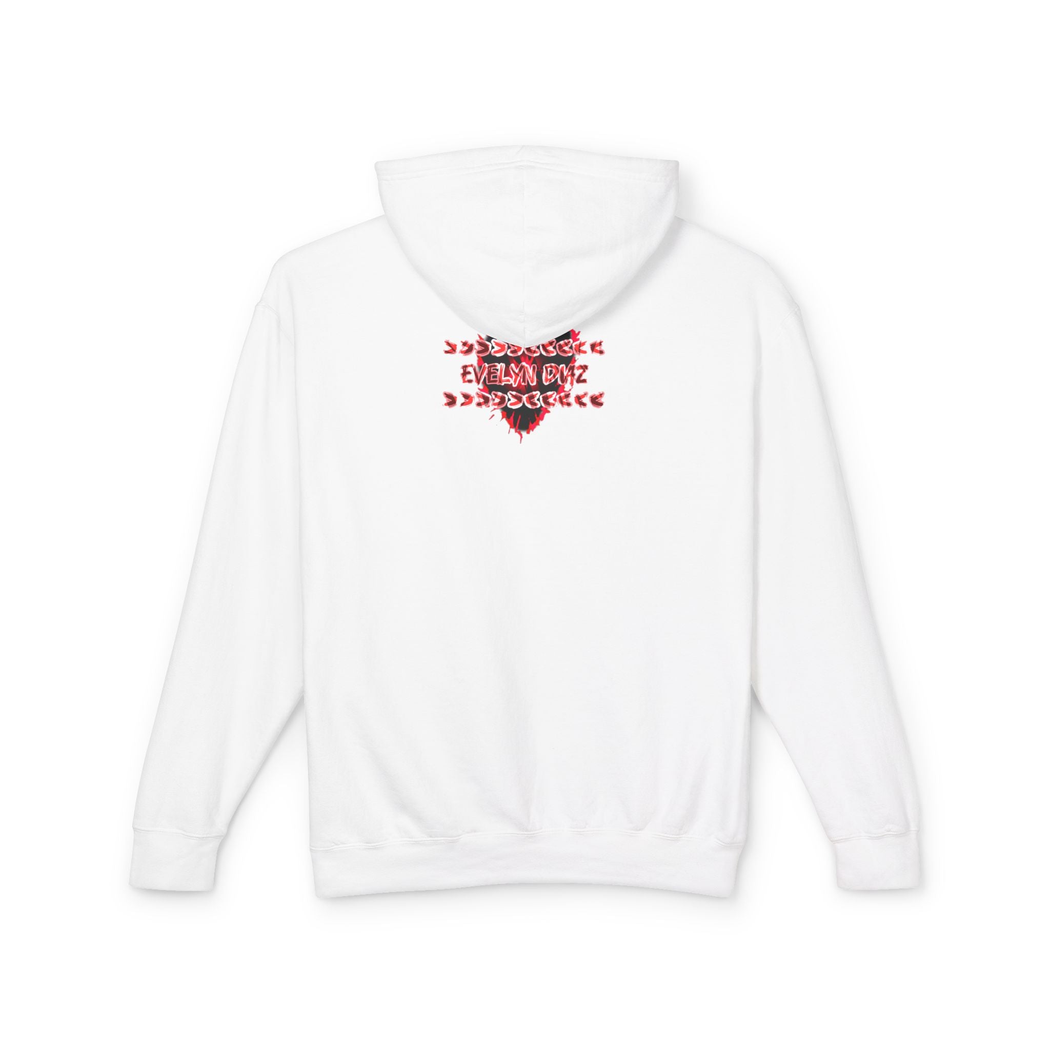 Drama Queen Hoodie — Bold Red Graphic Lightweight Hooded Sweatshirt