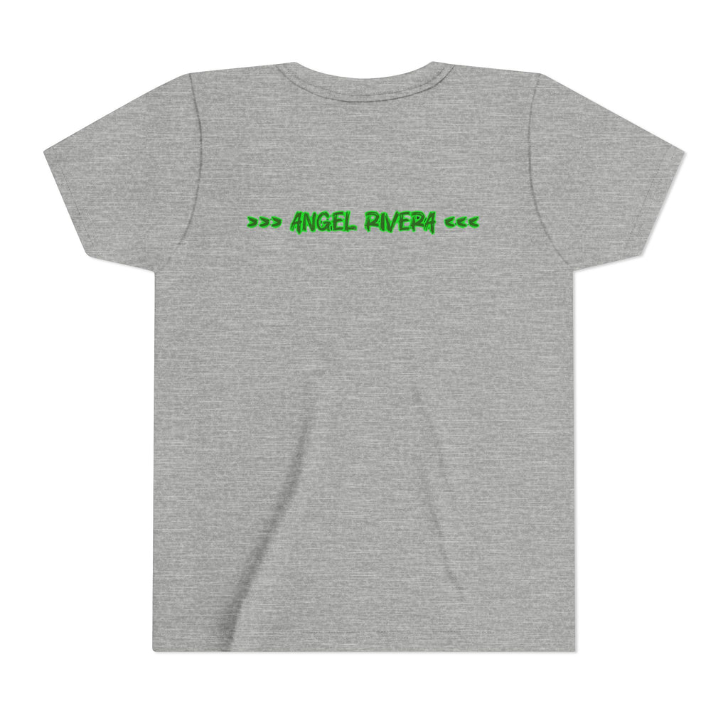 Youth Tee - 'I Trust Nobody' Neon Green Broken Heart Graphic