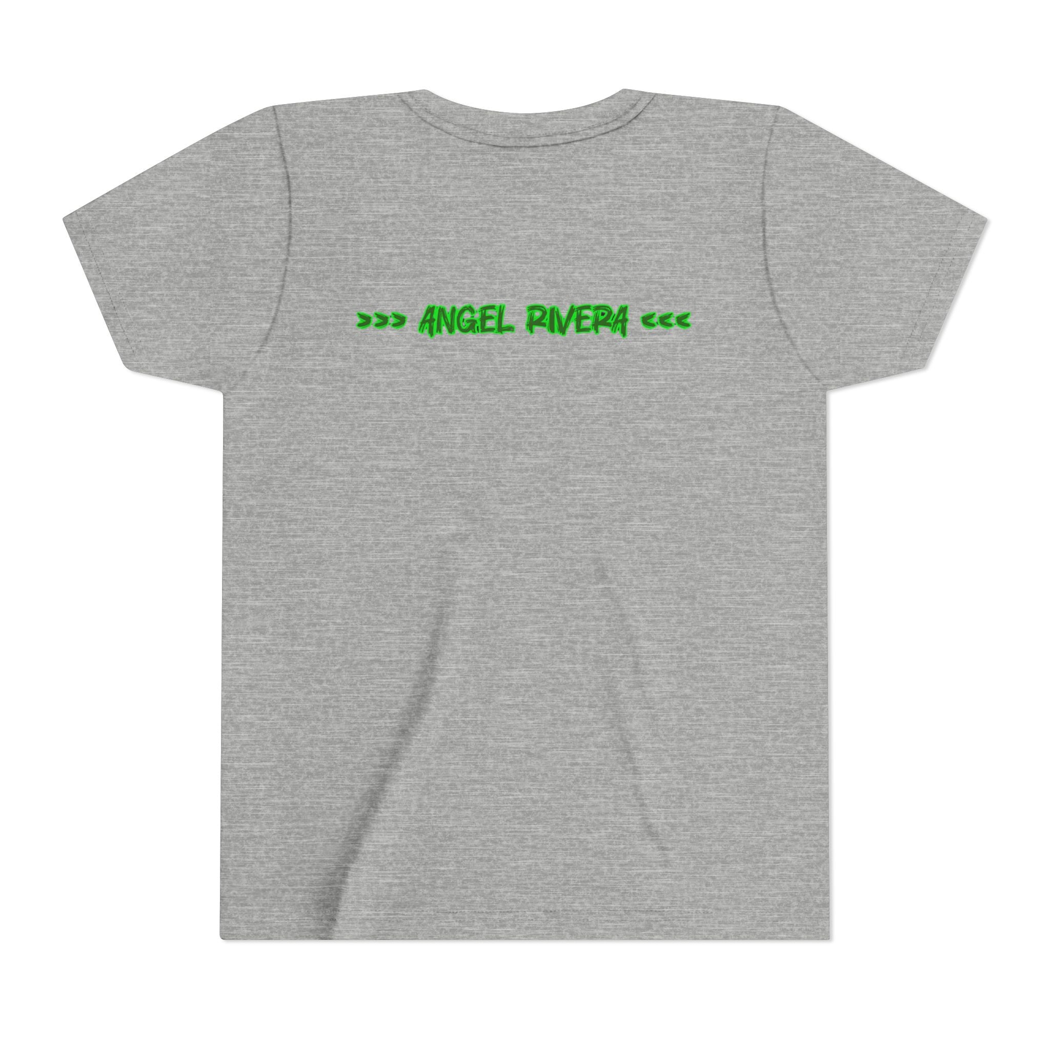 Youth Tee - 'I Trust Nobody' Neon Green Broken Heart Graphic